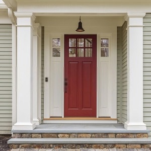 Red-front-door