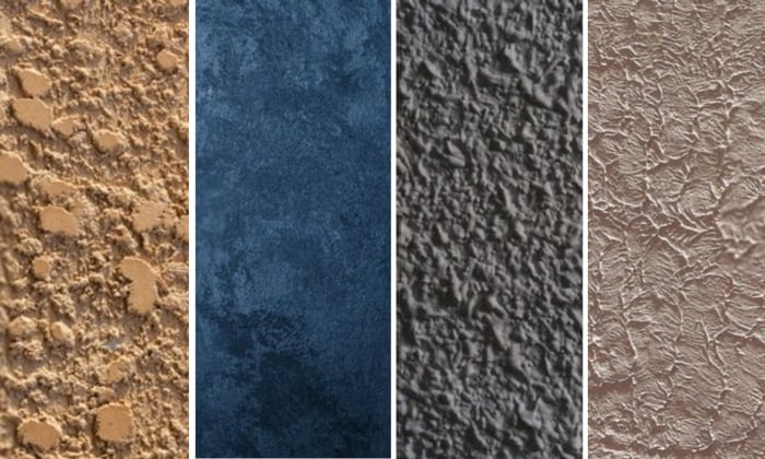 different types of wall texture