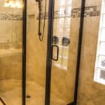 how tall should a shower door be