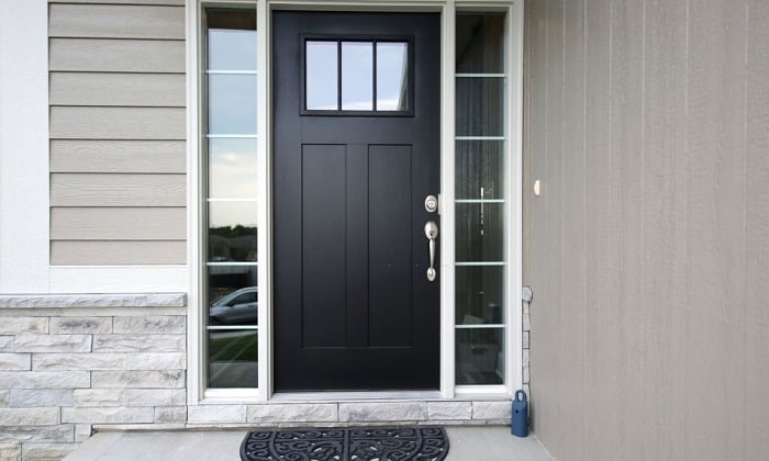 best front door colors for gray house