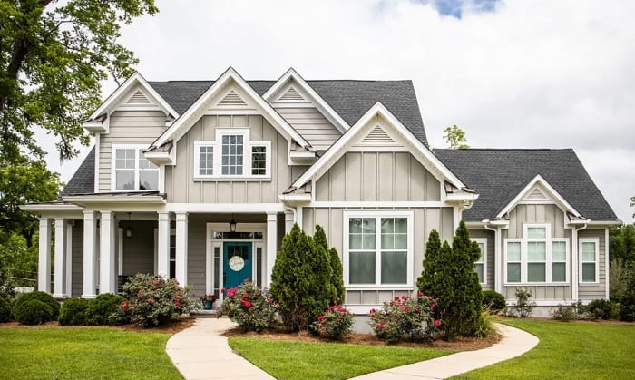 8 Best Front Door Colors for Gray House You Must See 8 Best Front Door Colors For Gray House You Must See