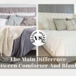 difference between comforter and blanket