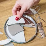 how to fix a broken mirror