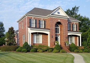 light-orange-brick-house