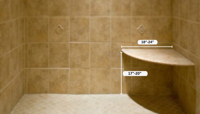 Shower Bench Dimensions The Only Guide You Will Need