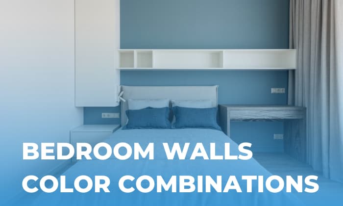 15 Blue Two Colour Combination for Bedroom Walls in 2023