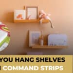 can you hang shelves with command strips
