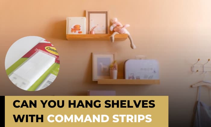 can you hang shelves with command strips