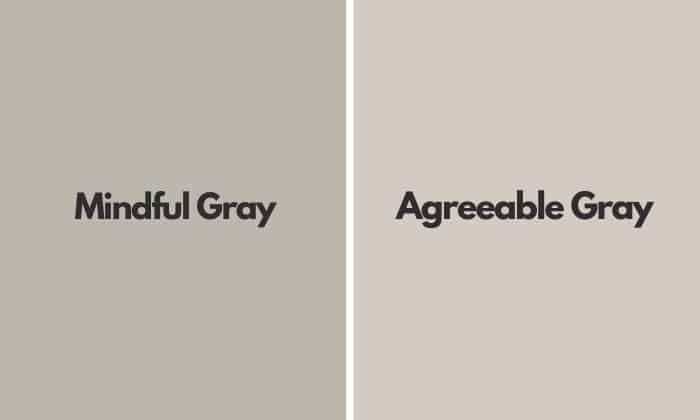 mindful gray vs agreeable gray