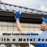 what color house goes with a metal roof