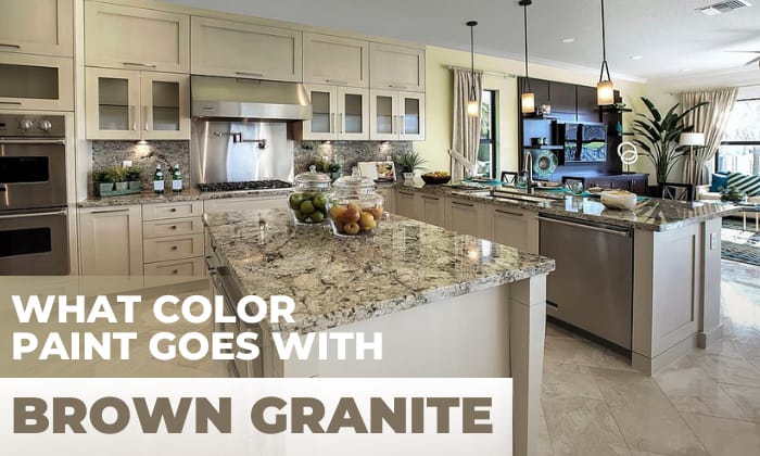 what color paint goes with brown granite