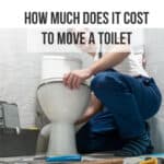 how much does it cost to move a toilet