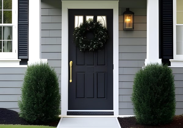 black-door-colors-for-gray-house