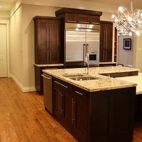 butterscotch-oak-wood-floors-with-cherry-cabinets