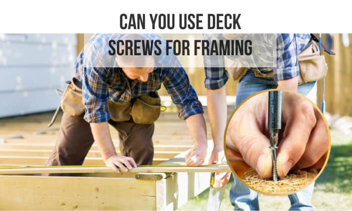 Can You Use Deck Screws for Framing? Here’s the Answer!