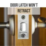 door latch stuck closed