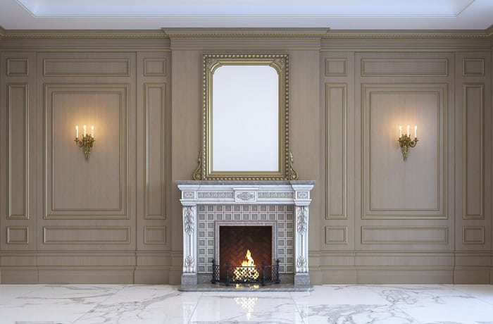 fireplace-with-candle-holders