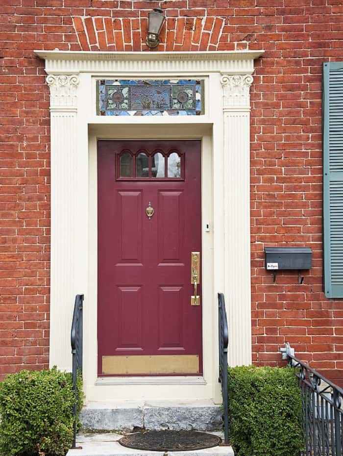 front-door-color-for-orange-brick-house