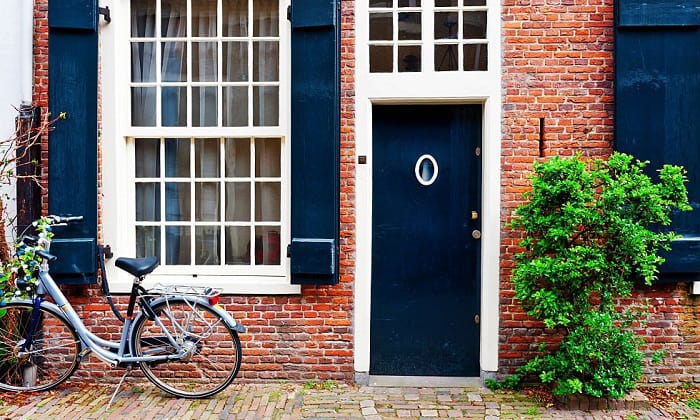 navy-blue-brick-house