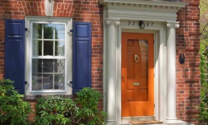 orange-colors-go-with-orange-brick-house