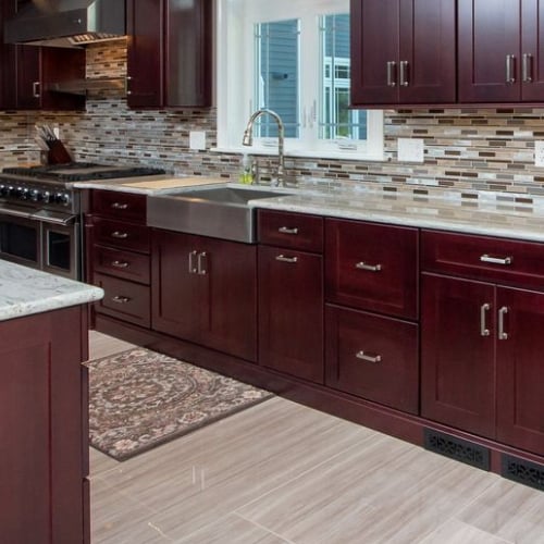 white-oak-wood-floors-with-cherry-cabinets