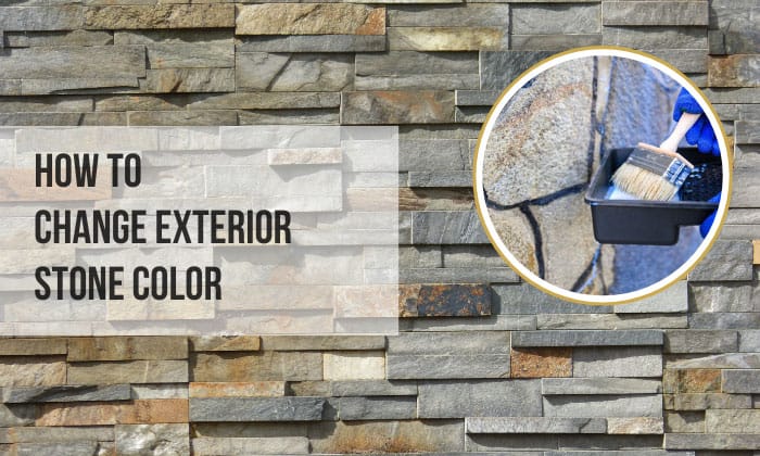how to change exterior stone color