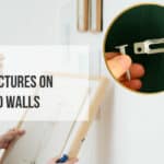 how to hang pictures on slanted walls