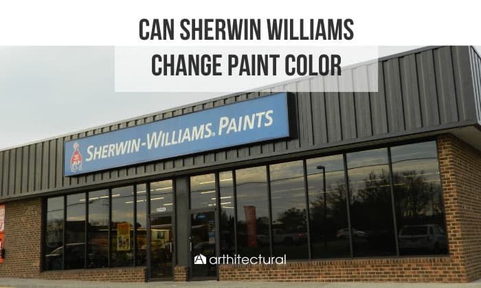 can sherwin williams change paint color