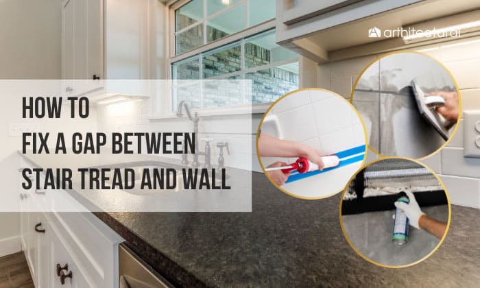 how to fix gap between backsplash and wall