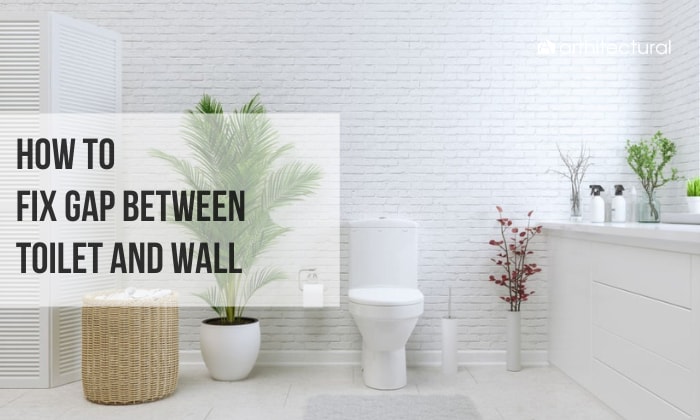 how to fix gap between toilet and wall