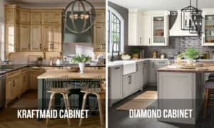 kraftmaid vs diamond cabinets