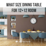 what size dining table for 12x12 room