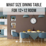 what size dining table for 12x12 room