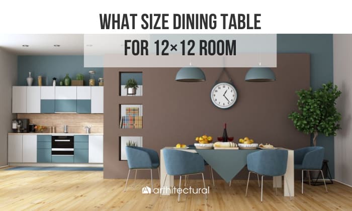 what size dining table for 12x12 room