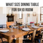 what size dining table for 9x10 room