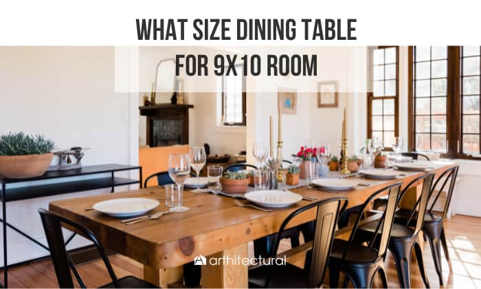 what size dining table for 9x10 room