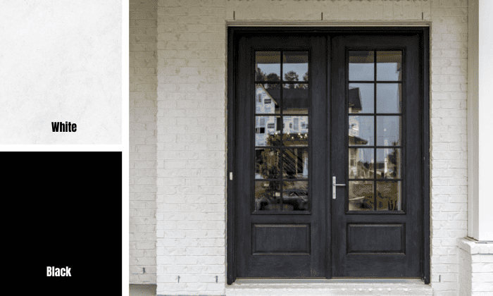 black-front-door-for-white-house