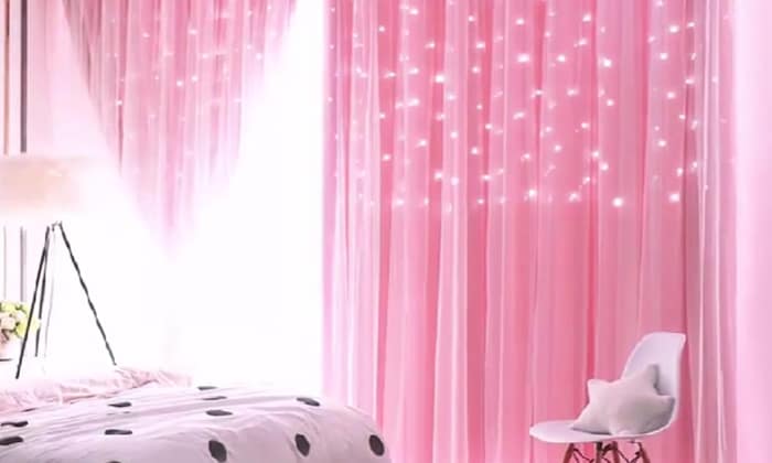 blush-curtains-with-pink-walls