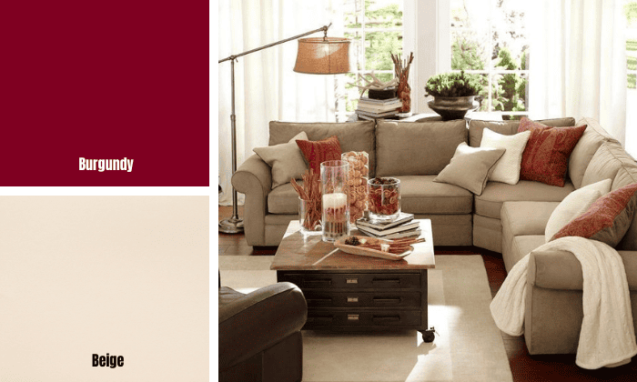 burgundy-and-beige-color-combination