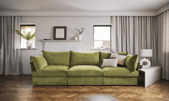 dark-wood-floors-with-green-furniture