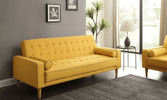 dark-wood-floors-with-yellow-furniture