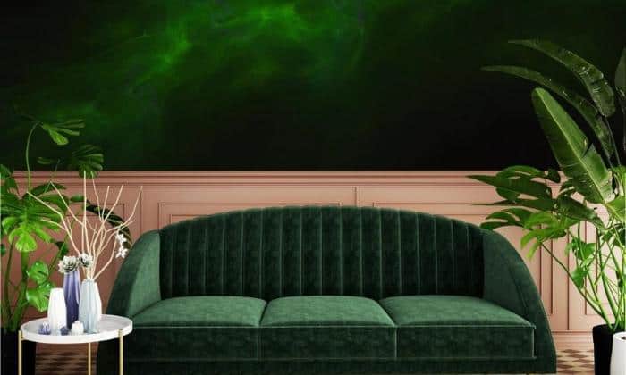 emerald-green-couch-living-room