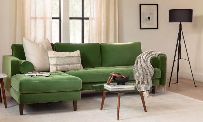 paintings-with-green-sofa-living-room
