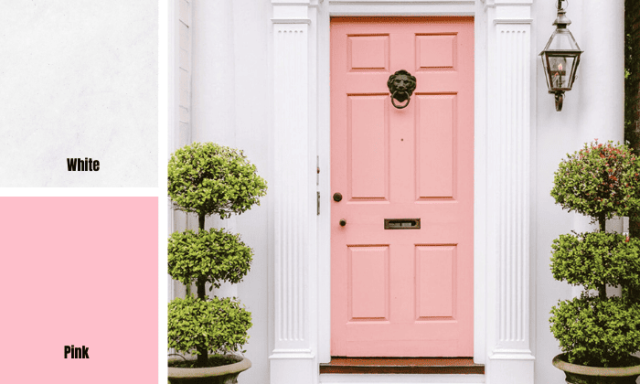 pink-front-door-for-white-house