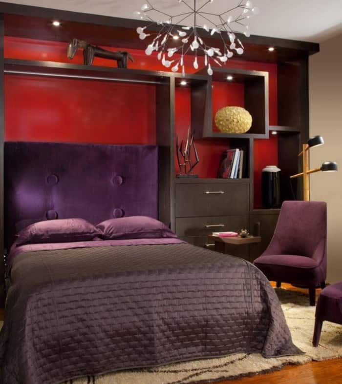 purple-and-red-bedroom-wall-color-combination
