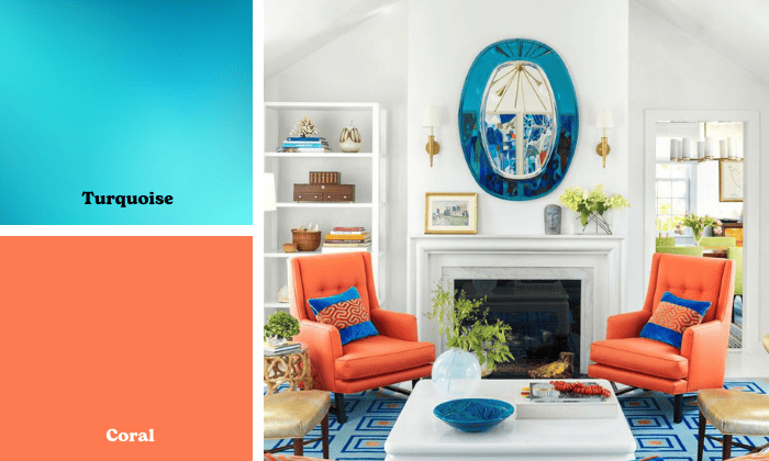 turquoise-and-coral-color-schemes