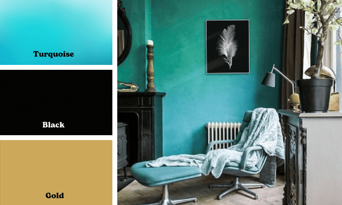 turquoise-with-black-and-gold-color-schemes