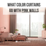 what color curtains go with pink walls