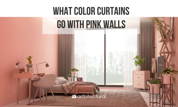 what color curtains go with pink walls