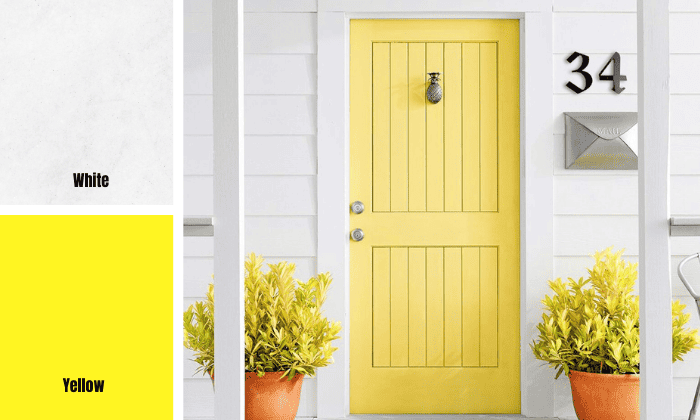 yellow-front-door-for-white-house